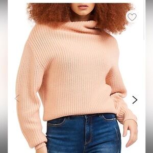 Slouchy Mockneck Sweater - New with tag